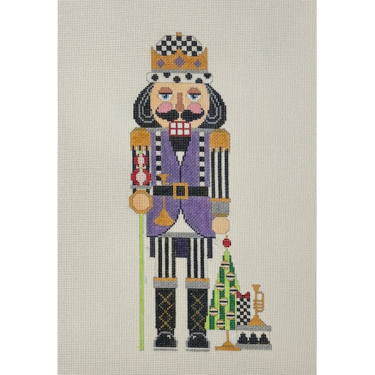 Nutcracker - Music Black/White/Purple (by The Meredith Collection)
