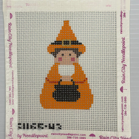 Orange Witch Angel / Stitch-Its (by KCN)