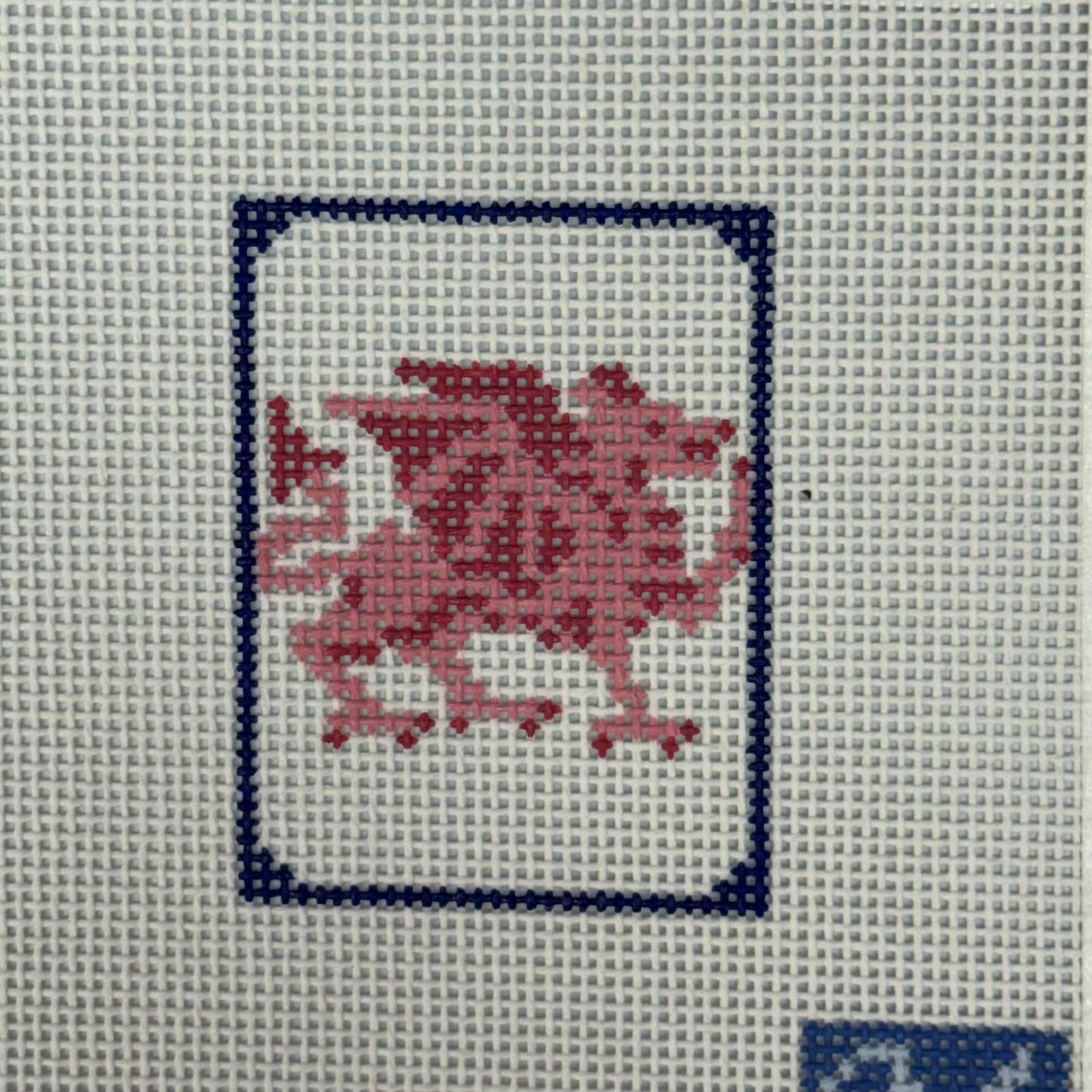 Red Dragon Mahjong Tile (by Maura Nolan Designs)