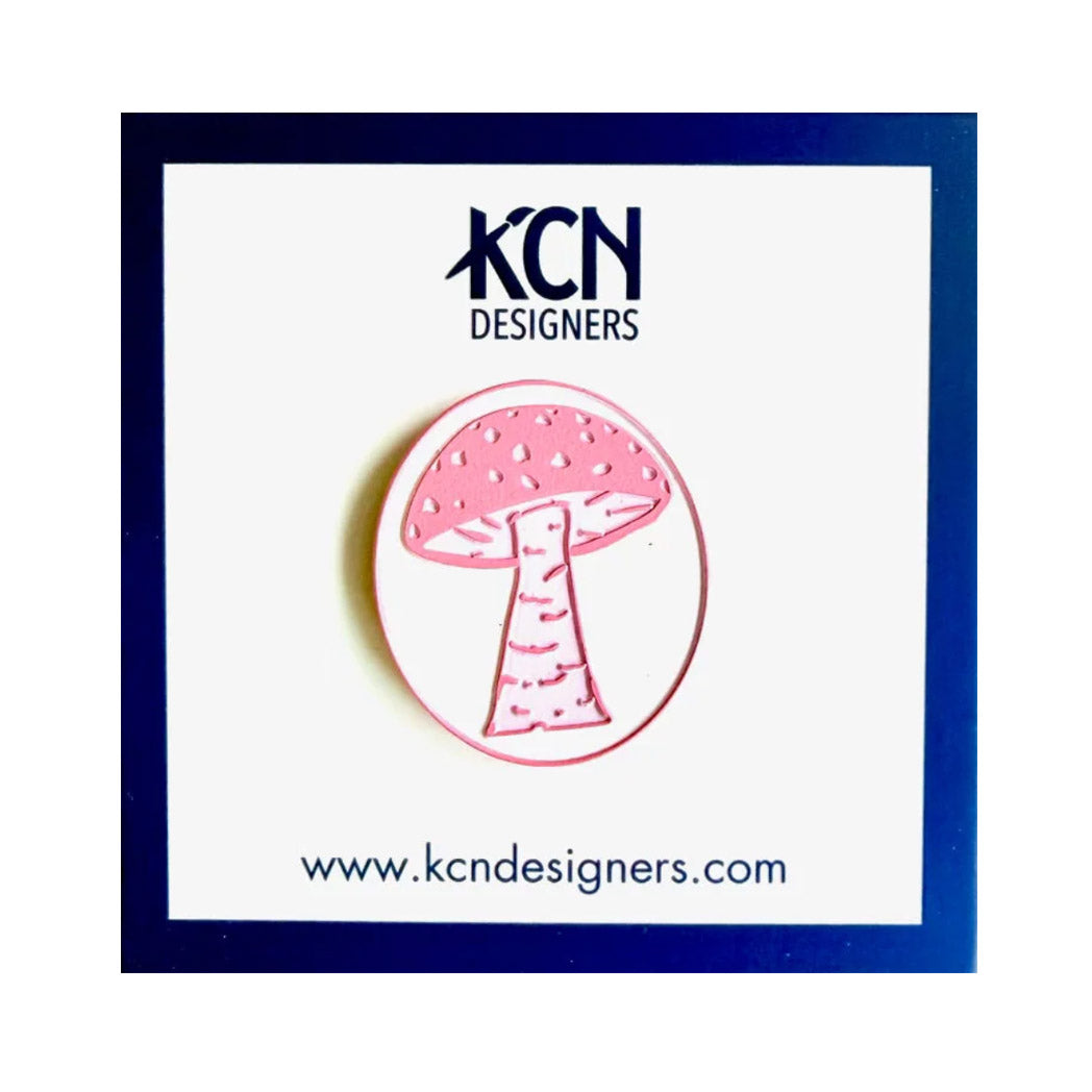 Pink Mushroom Needle Minder