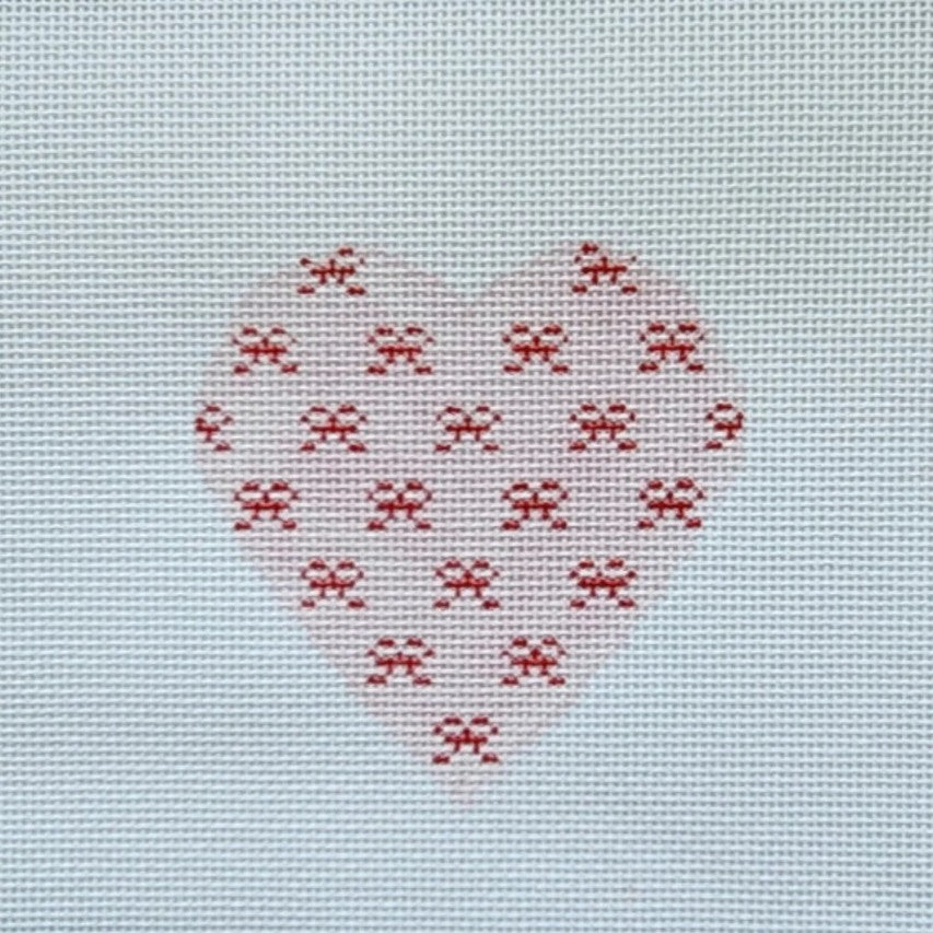 Valentine's MINI Bows Heart-Pink