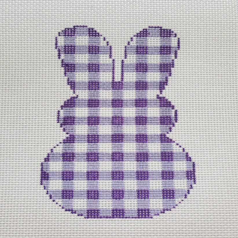 Gingham Bunny-Lavender
