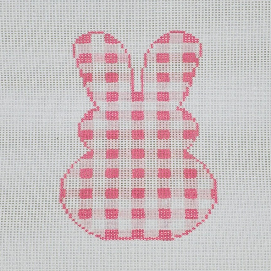 Gingham Bunny-Pink