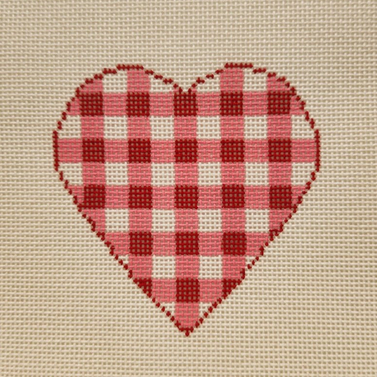 Gingham Heart-Red (2 available)