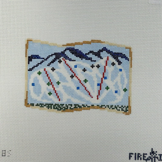 Ski Trail Map Small (by Fire and Iris)