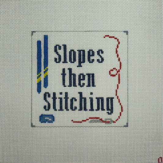 Slopes then Stitching (by The Gingham Stitchery)